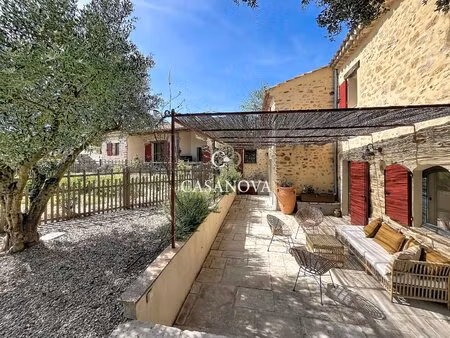 secteur pezenas: autentique mas cevenol de 260 m² habitables sur 8000 m² de terrain avec..