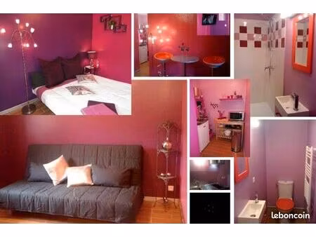 pour saisonniers 450 euros au mois - studio kirchenette équipée wc douche tv internet fibr