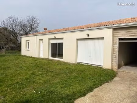 maison t3 -t4 - 15 km de saintes  rochefort  royan