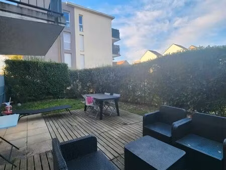 appartement 2 pièces 43m2 avec terrasse et jardin de 70m2