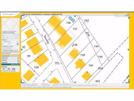 terrain constructible viabilisé de 650 m² – sarcelles village – 650 000