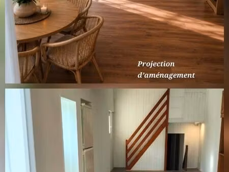 grand appartement t4 rénové cour privative