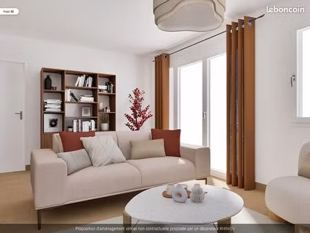 appartement 2 pièces 46 m²