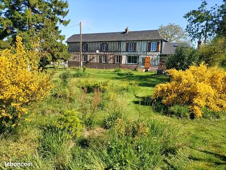 maison normande 160m2 jardin 3000m2
