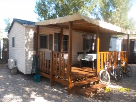 a vendre mobil home dans camping