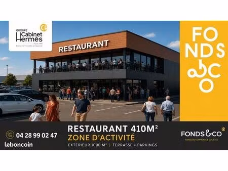 fonds de commerce restaurant 510 m²