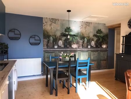 location meublée 60 m2 2mois ou plus  chauffage  électricité   fibre et tout compris