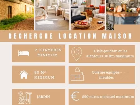 recherche maison en location