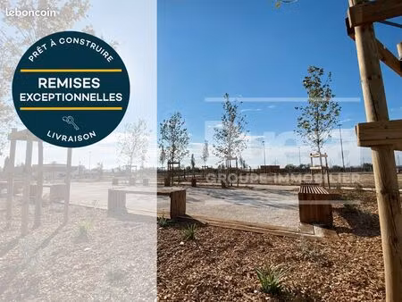 terrain 297 m² prêt à construire vendres 34350