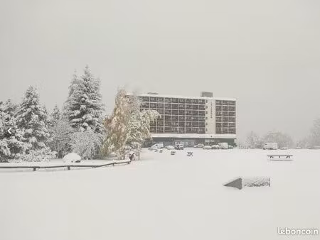 a vendre studio+ balcon+ place de parking sous-terrain privée+ casier à ski