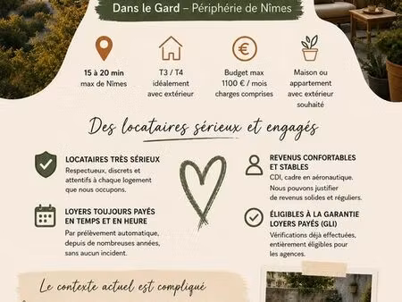 recherche bien à louer et propriétaire bienveillant