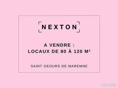 entrepôt 86 m² saint geours de maremne