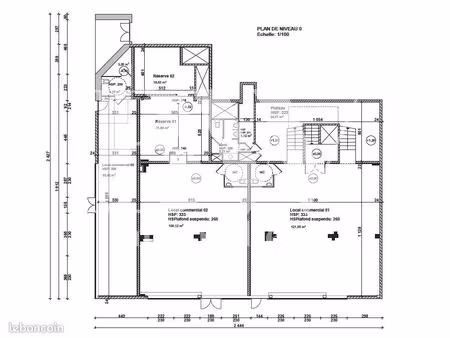 local commercial 420 m² brest