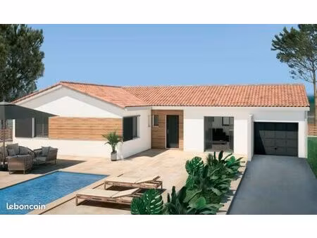 villa neuve sur un terrain viabilisé de 620 m² à cabrières 34800
