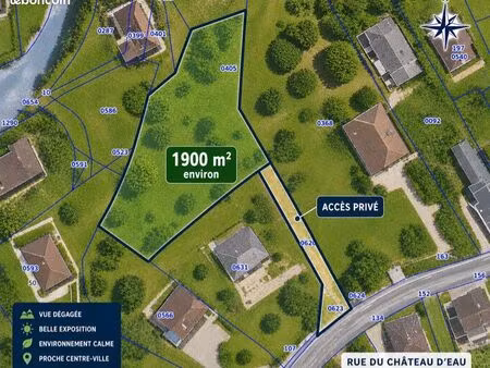 une opportunité rare derrière ce chemin privé