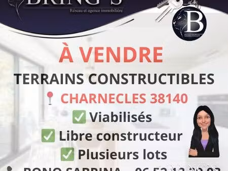 terrain 740 m² charnècles