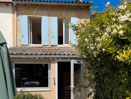 vente maison avec jardin au centre