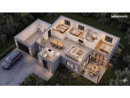 maison 95 m² dourdain