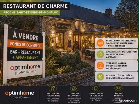 fonds de commerce restaurant 250 m²