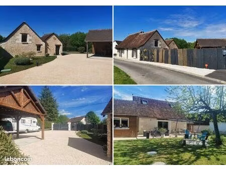 longère en pierres avec sa charretterie  113 m2  3 chambres avec dépendance à 6 km de loch