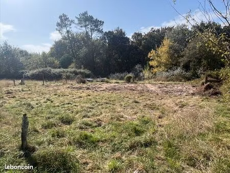 terrain à bâtir avec permis accepté 700m du lac