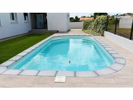 maison plain pied 150m2 4 chambres + piscine + garage terrain 610m2