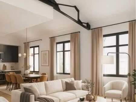 duplex lumineux 110 m² – dernier étage – standing – vue sur le château d’amboise