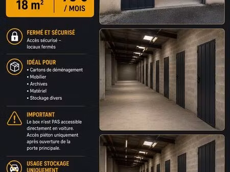 box de stockage à louer à villeneuve