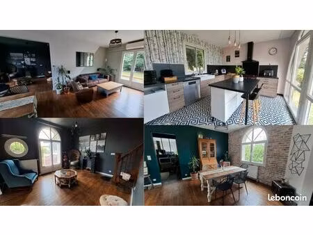 maison 153 m² + dépendance  caves et garage