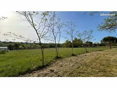 terrain constructible 1637 m² à catus