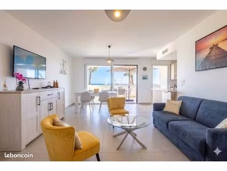 rare en front de mer -t3 meuble de 65 m²