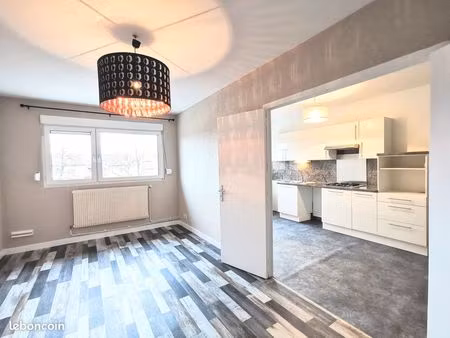 loue f3 68m²dombasle s/meurthe centre ville avec garage double  libre début juin