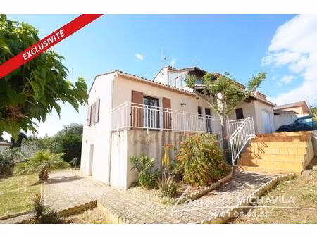 portiragnes — maison exceptionnelle 100 m² — 451 m² de terrain — vue mer et montagne