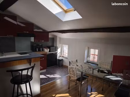 appartement t2 meublé lumineux doube exposition – 43 m² – quartier saint-jean - particulie