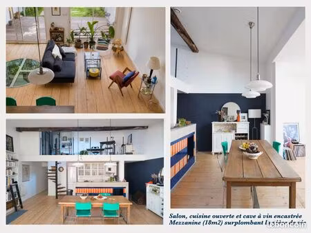 maison en pierre rénovée avec charme  jardin et dépendance – chartrons / bassins à flot