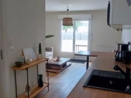 joli t2 avec terrasse au bord des dunes et d'etel