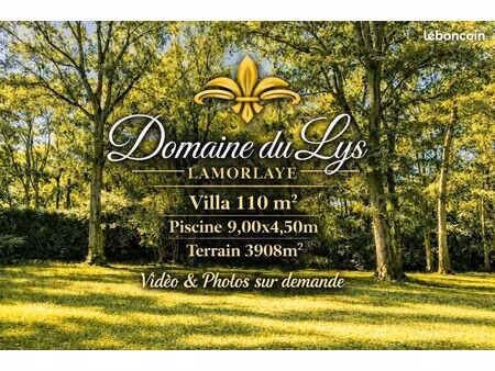 villa 110m2  piscine 9 00x4 50m  terrain 3908m2