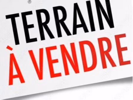 rare terrain à vendre