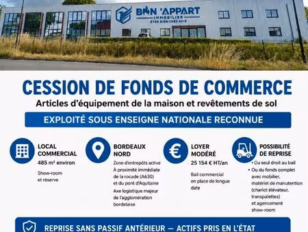 fonds de commerce  local commercial bordeaux