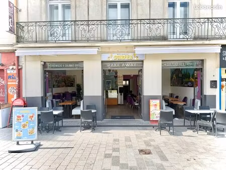 cession de fonds de commerce – restaurant fast food – centre-ville / gare