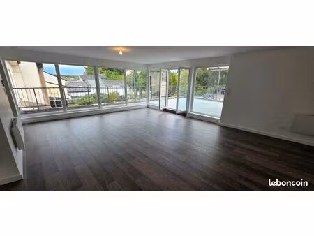 appartement coup de cœur 100 m² avec immense terrasse plein centre de creutzwald