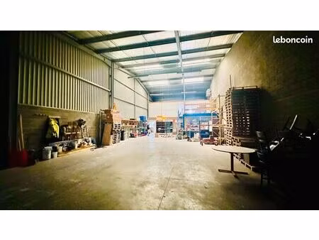 bureaux très fonctionnels avec hangar et parkings