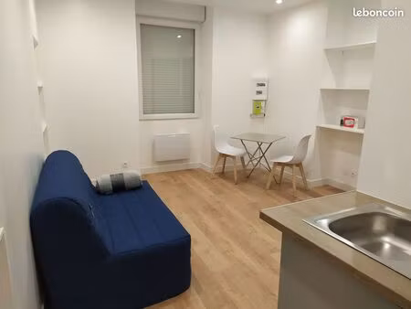 t1 meublé de 19 m² hyper centre de locminé (profil étudiant(e) idéal)