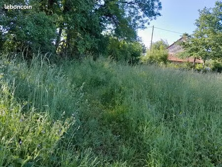 terrain constructible en lisière du morvan