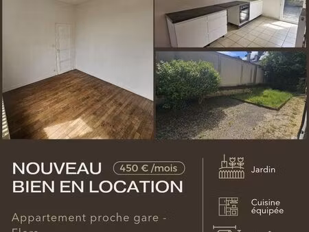 appartement 48 m2 - jardin