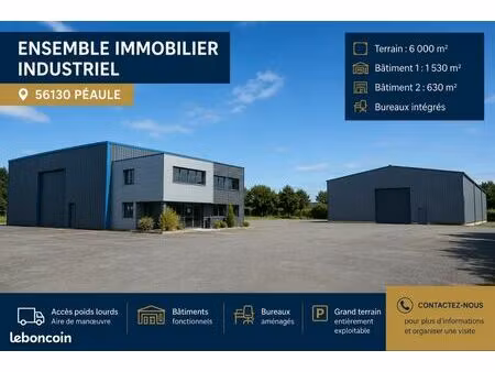 ensemble immobilier industriel 2160m2