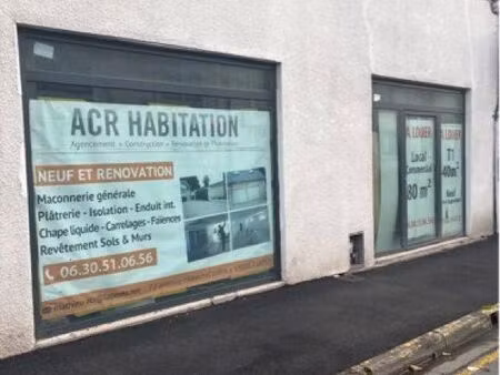 location commerce 80 m2