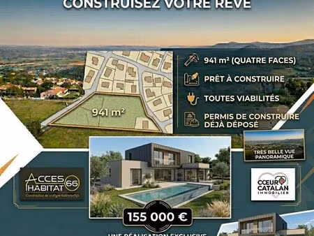 terrain 941 m² vingrau