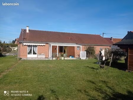 maison de plain pied haillicourt