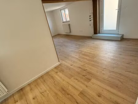 maison rénovée 3p - 71m² + combles aménageables 51m2 - terrasse rivière - gerstheim